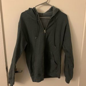 plain gray hoodie